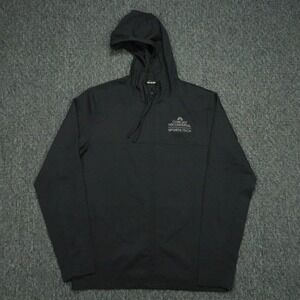 Travis Mathew Jacket Men Small Dark Blue Balboa Hooded Full Zip Pockets Hooded